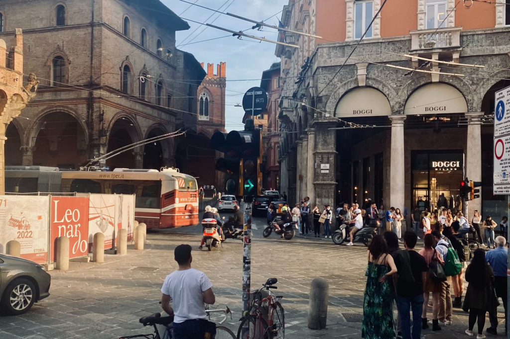 Parking in Bologna outside the LTZ